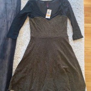 Black/Gold Cocktail Dress